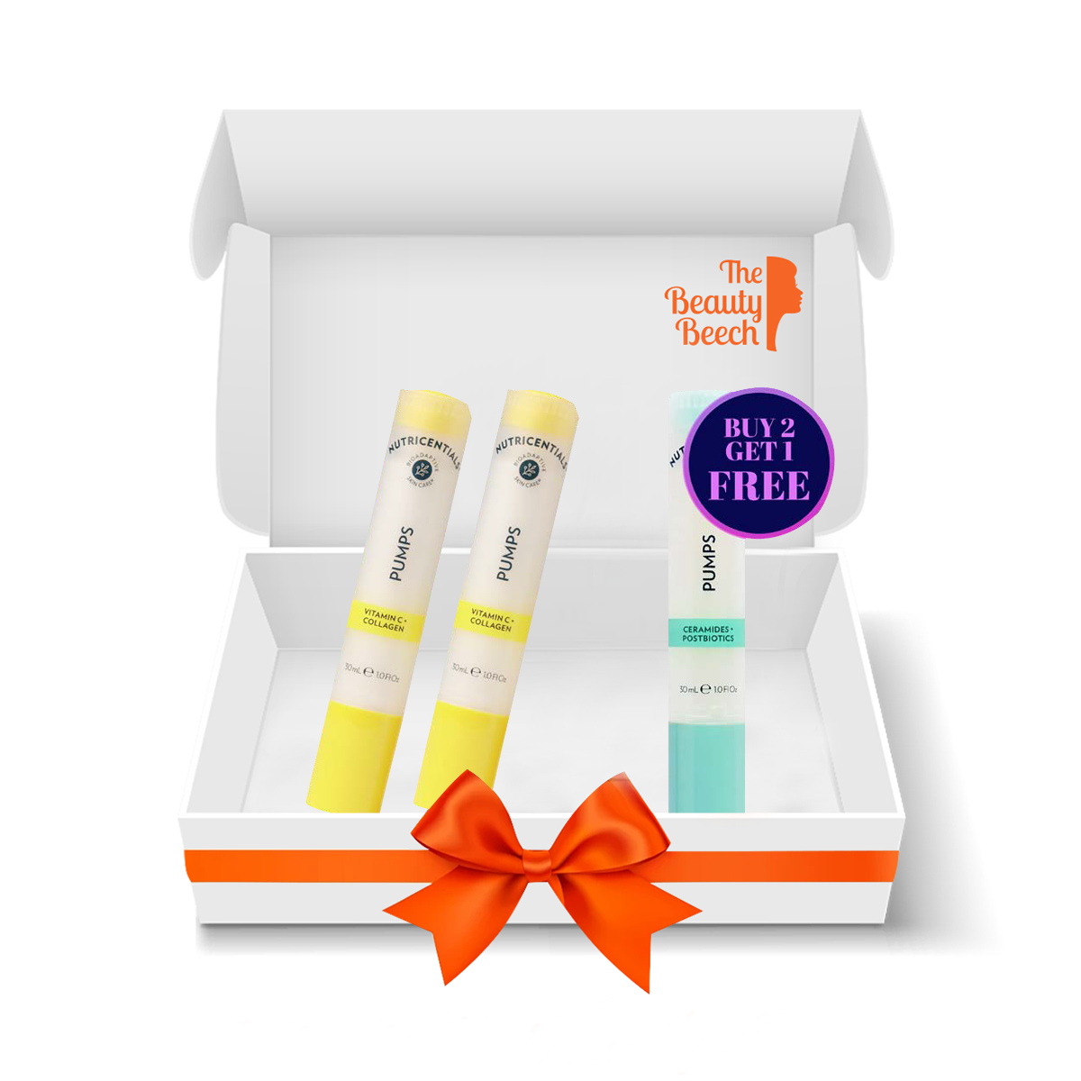 Nutricentials® Pumps Vitamin C + Collagen Promotion The Beauty Beech